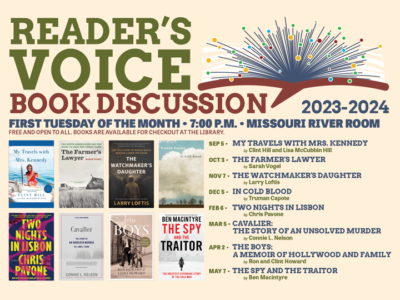 Reader’s Voice Book Discussions @ Bismarck Veterans Memorial Library