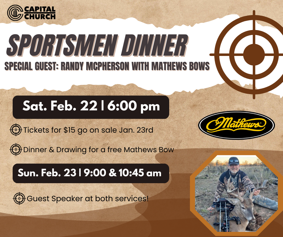 Sportsmen Dinner @ Capital Church